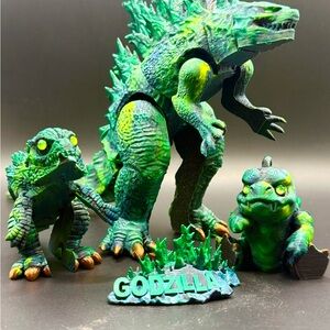 Godzilla set 3 Reptilian